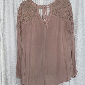 Pale pink blouse